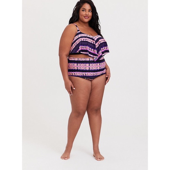 torrid Other - Torrid NWT Pink & Purple Tie-Dye Swim Bottoms